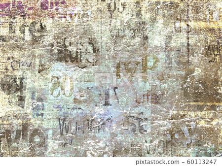 Old vintage grunge newspaper paper texture Old vintage grunge newspaper paper texture 60113247