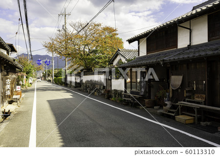 Townscape of Sakai, Hagi Yaki, antique art, Sakai, Yamaguchi 60113310