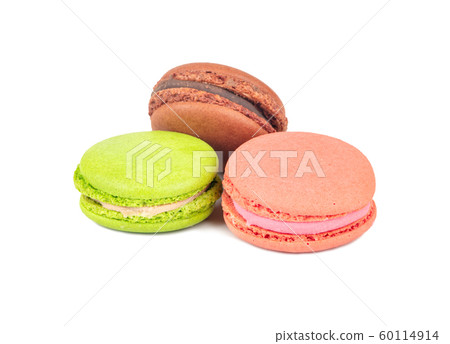 Three multicolored macaroons 60114914