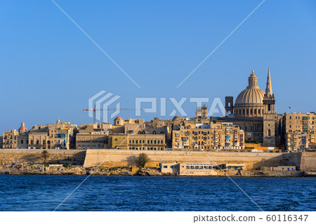 Valletta City Skyline In Malta Valletta City Skyline In Malta 60116347