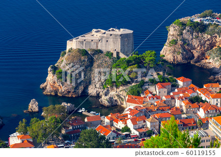 Dubrovnik. Fort St. Lawrence in the morning. 60119155