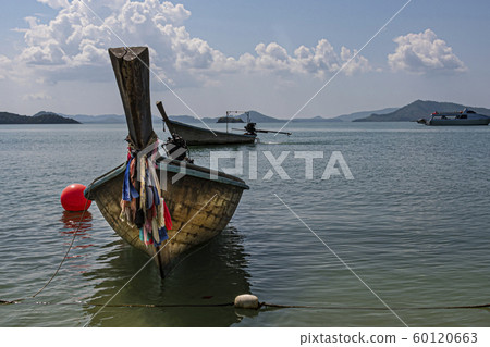 langkawi archipelago and typical boats. Andaman 60120663