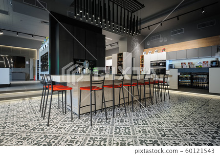 Premium home appliance store interior 60121543
