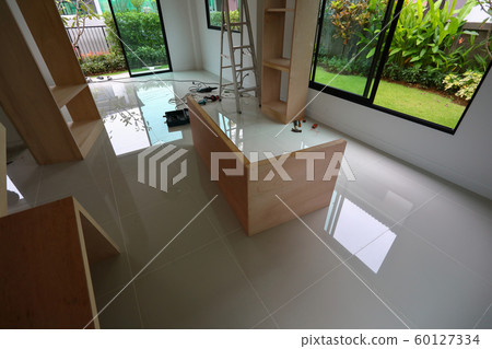 interior home office renovation, furniture built in interior home office renovation, furniture built in 60127334