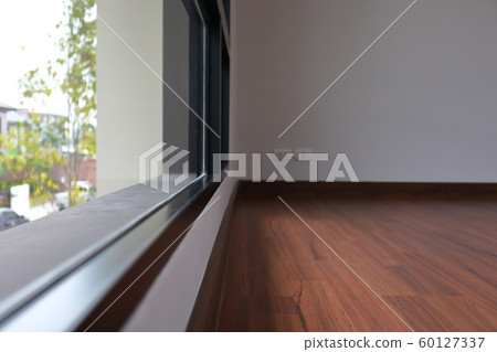 interior design empty white room with glass window interior design empty white room with glass window 60127337