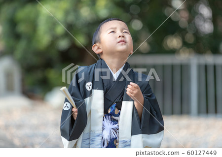 festival day for children of three, five and seven years of age, baby boy, boy 60127449