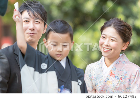 festival day for children of three, five and seven years of age, parents, family 60127482