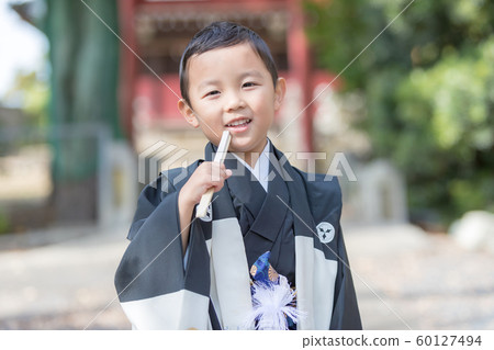 festival day for children of three, five and seven years of age, baby boy, boy 60127494