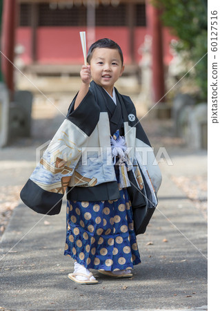 七五三男生男 照片素材 圖片 圖庫