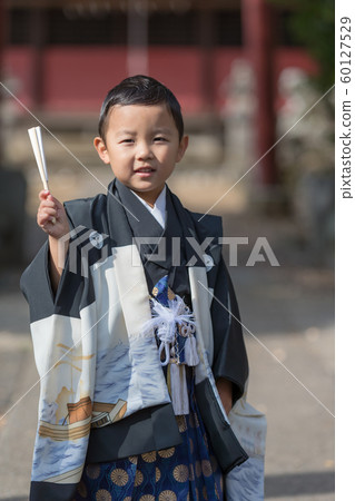 七五三男生男 照片素材 圖片 圖庫