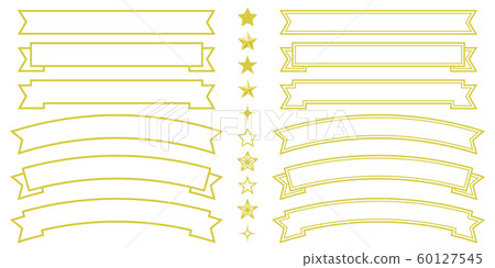 Ribbon, frame, frame, belt, star, star 60127545