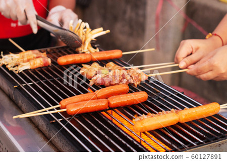 exotic barbecue street thai food exotic barbecue street thai food 60127891