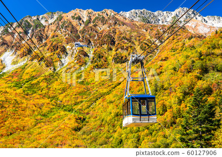 <富山縣>黑部平和立山黑部阿爾卑斯山脈的紅葉 60127906