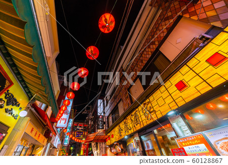 Yokohama cityscape in Japan Yokohama Chinatown (night view) Yokohama cityscape in Japan Yokohama Chinatown (night view) 60128867