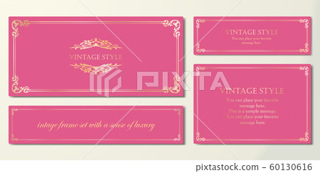 Luxury card design Gorgeous vintage luxury 60130616