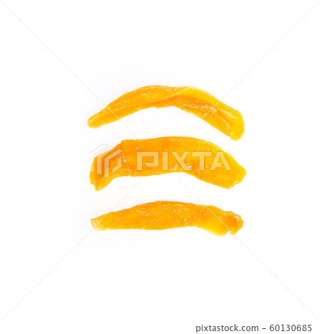 Dried Mango or Dried Mango slices on a background 60130685