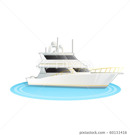 Stock Vector illustration of cruise ship isolated 60131416