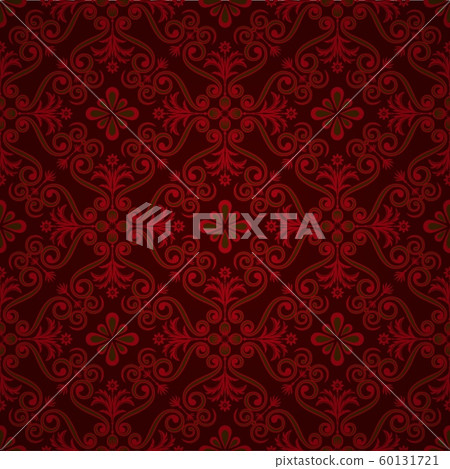 luxury ornamental background. Damask floral pattern. Royal wallpaper. 60131721