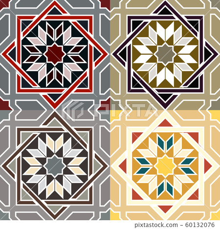 decorative pattern. different color option.vector decorative pattern. different color option.vector 60132076