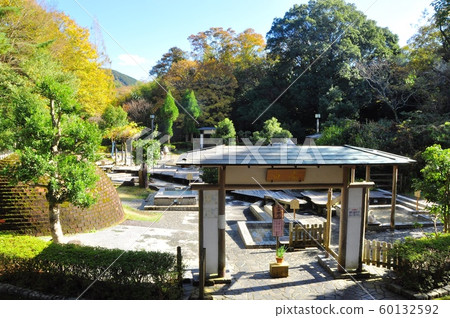 曼巴公園湯之湯湯河原市的景觀（足浴） 60132592