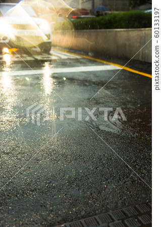 Rainy day, street scenery of Seoul, South Korea 125 Rainy day, street scenery of Seoul, South Korea 125 60133197