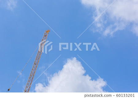 Cloud background, beautiful blue sky with white clouds 074 60133201