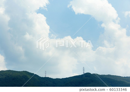 Cloud background, beautiful blue sky with white clouds 017 Cloud background, beautiful blue sky with white clouds 017 60133346