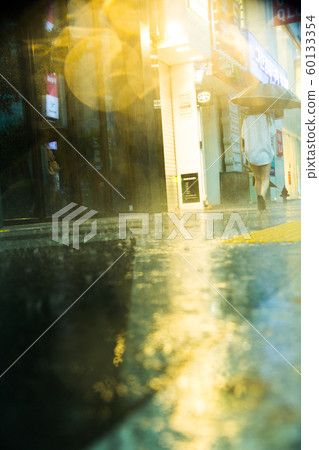 Rainy day, street scenery of Seoul, South Korea 022 Rainy day, street scenery of Seoul, South Korea 022 60133354