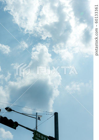 Cloud background, beautiful blue sky with white clouds 011 Cloud background, beautiful blue sky with white clouds 011 60133361