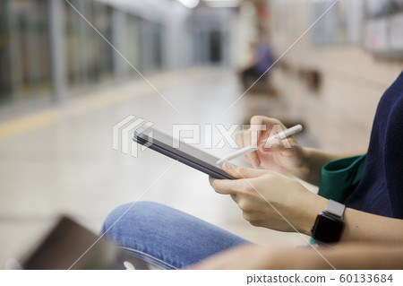 Smart Digital life concept, Various Digital Devices of daily life 145 60133684