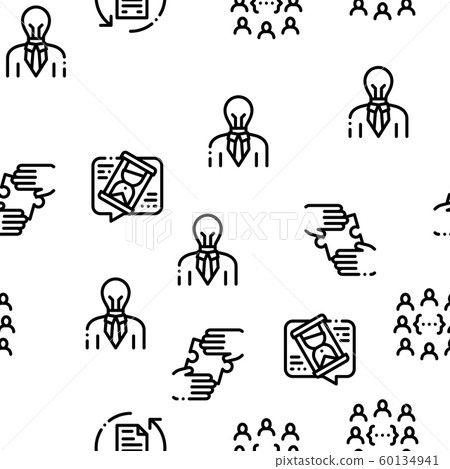 Contract Seamless Pattern Vector - Stock Illustration [60134941] - PIXTA
