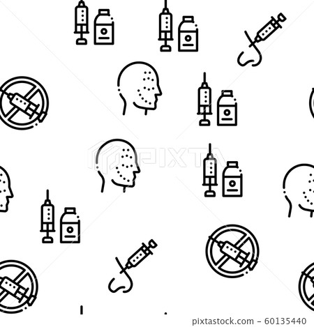 Injections Seamless Pattern Vector - Stock Illustration [60135440] - PIXTA