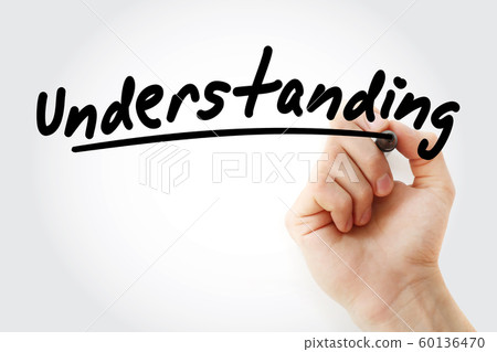 Hand writing Understanding with marker 60136470