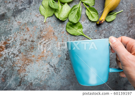 Healthy green smoothie Healthy green smoothie 60139197