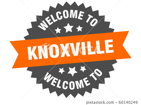 Knoxville sign. welcome to Knoxville orange Knoxville sign. welcome to Knoxville orange 60140249