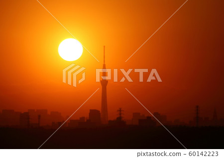 Sunset, Sky Tree 60142223