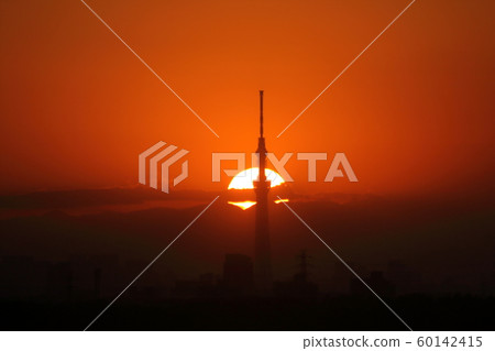 Sunset, Sky Tree Sunset, Sky Tree 60142415
