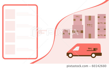 Order goods online Warehouse delivery Online store 60142680