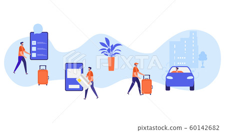 People Order Smart phone app, Pay car Taxi service People Order Smart phone app, Pay car Taxi service 60142682