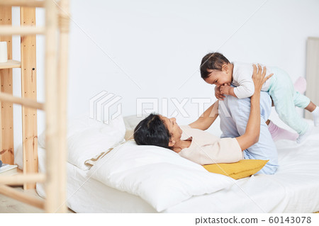 Funny time with baby 60143078