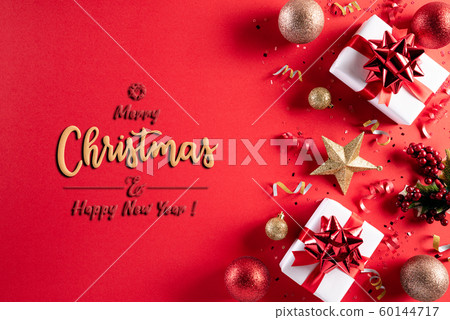 Christmas decoration and background concept. 60144717