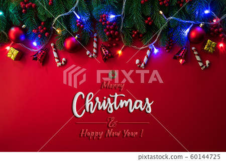 Christmas decoration and background concept. Christmas decoration and background concept. 60144725