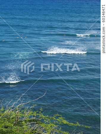 Hawaii Diamond Head Beach Sea 60146471