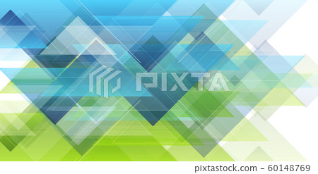 Green blue triangles tech abstract minimal Green blue triangles tech abstract minimal 60148769