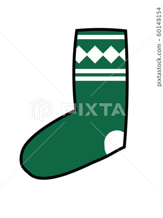 Christmas socks green 60149154