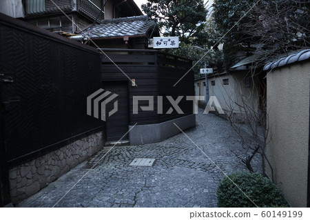 Kagurazaka stone pavement 60149199