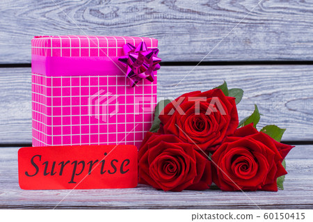 Valentines Day surprise concept. 60150415