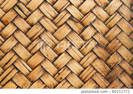 Closed up of wood weave textured background 60151771