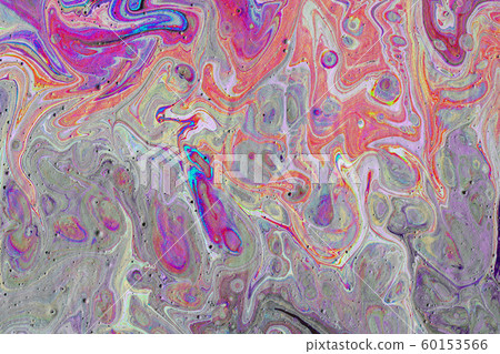 Abstract colored background from spilled paints 60153566