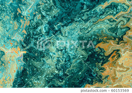 Abstract colored background from spilled paints 60153569